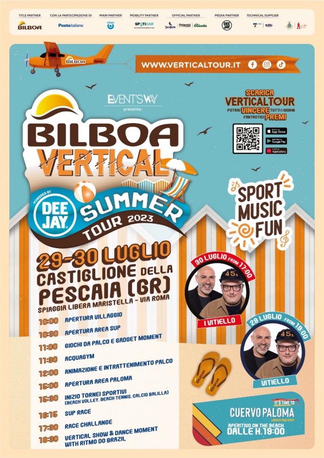 vertical summer tour a castiglione della pescaia