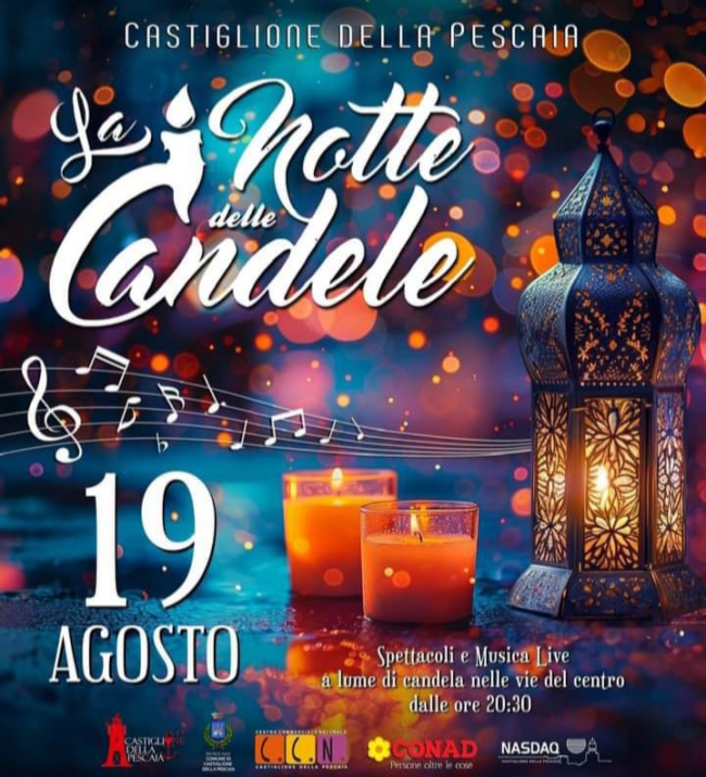 la notte delle candele a castiglione della pescaia