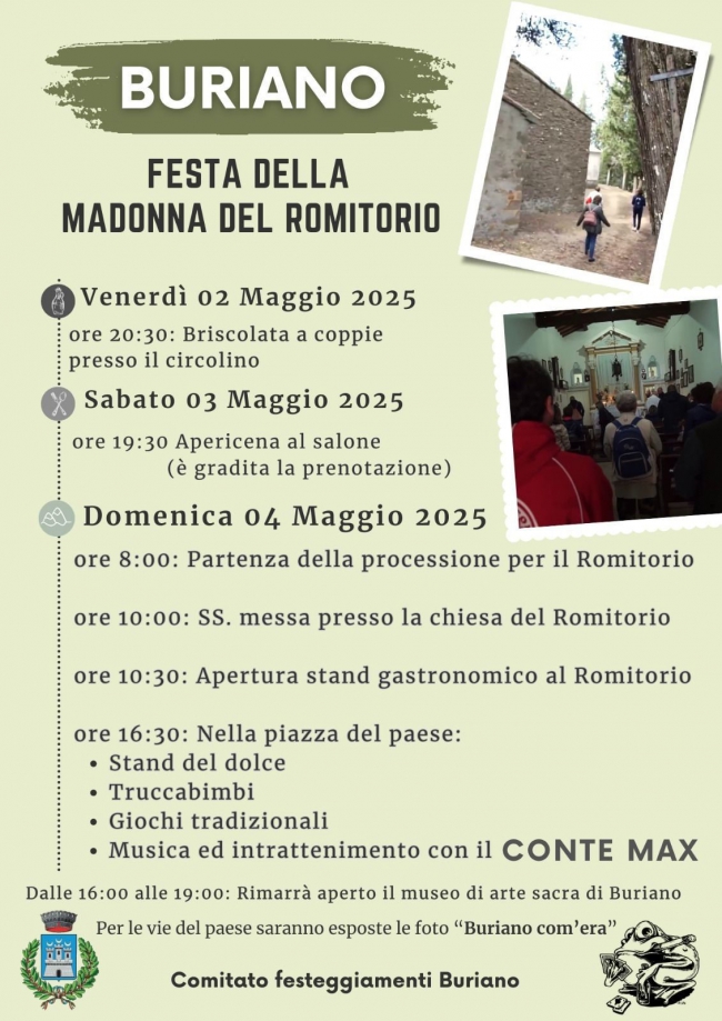 festa della madonna del romitorio a buriano