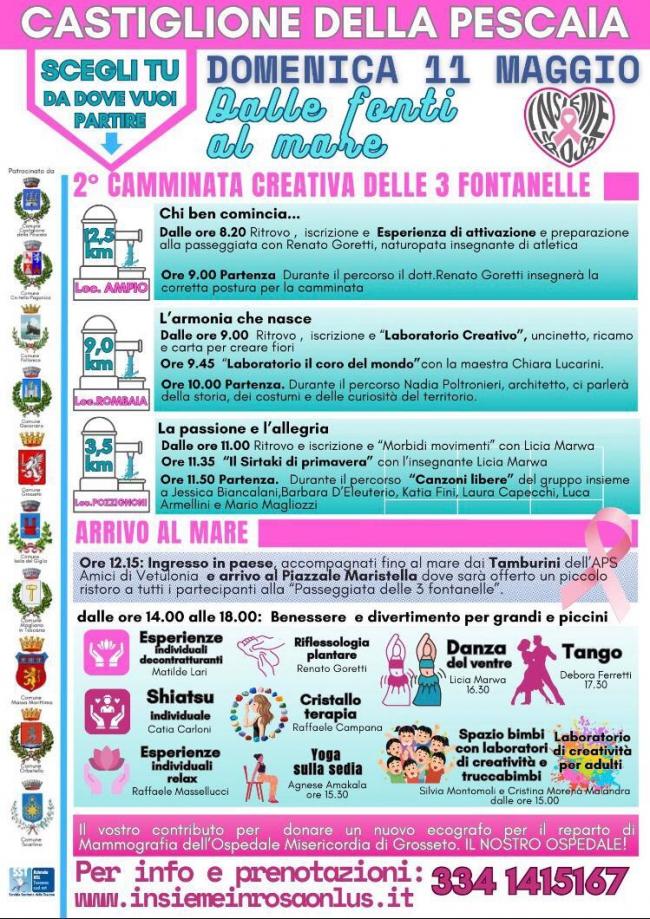 camminata per la solidarieta a castiglione della pescaia