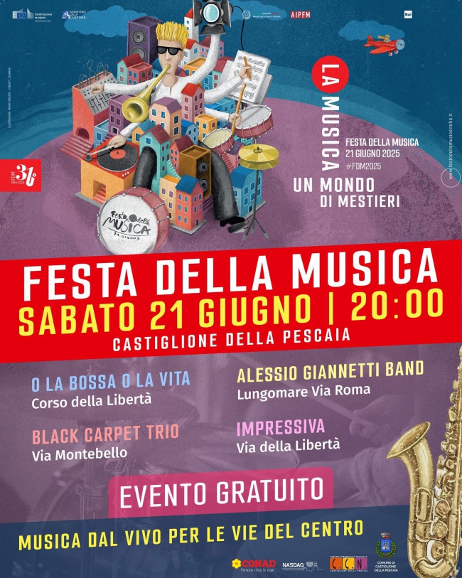festa della musica a castiglione della pescaia