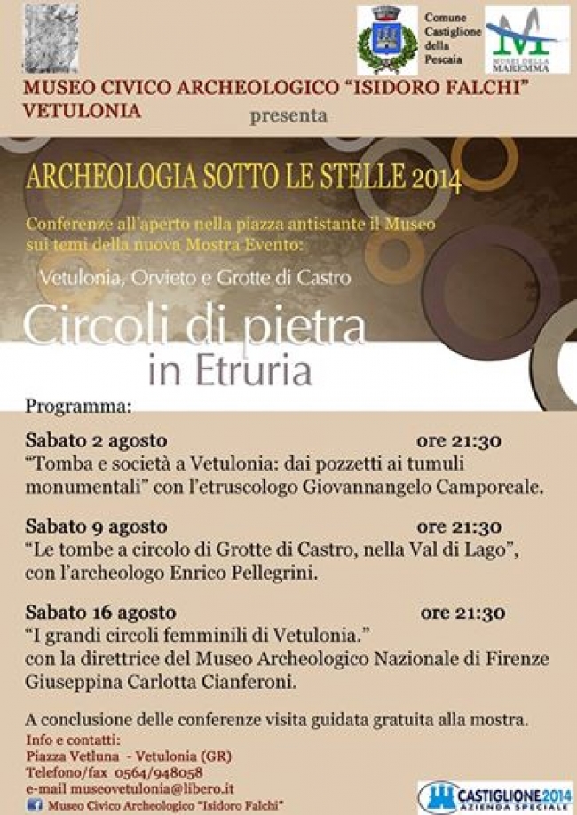 conferenze mostra circoli di pietra in etruria 2014