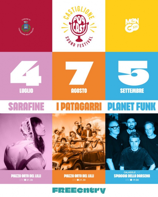 popcast sound festival a castiglione della pescaia