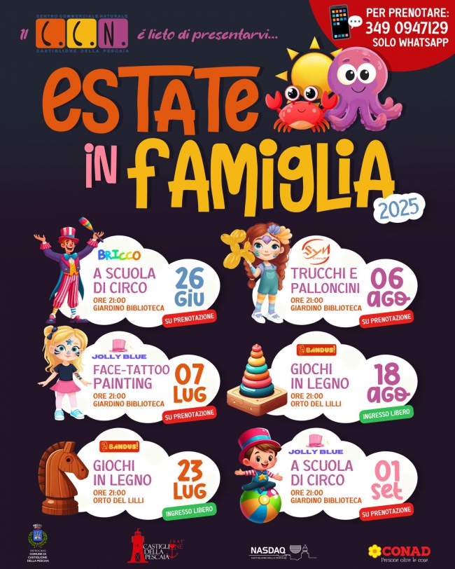 estate in famiglia a castiglione della pescaia
