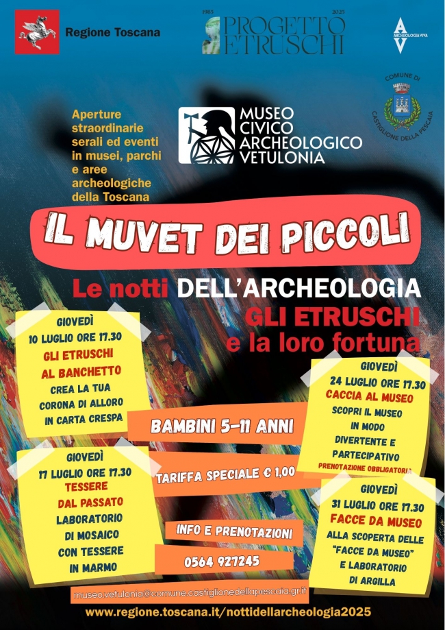 notti dell archeologia a vetulonia
