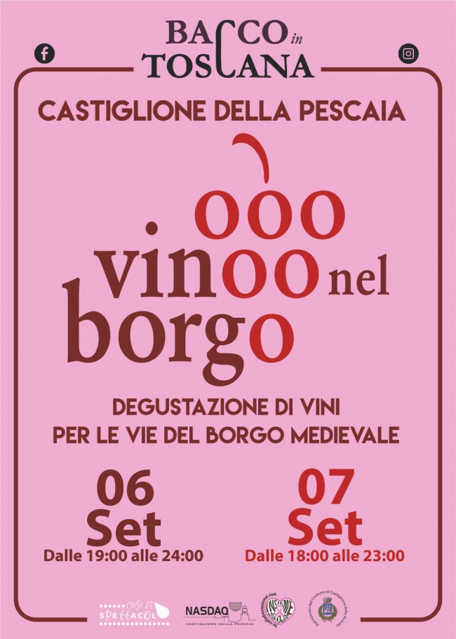 Vino nel borgo a castiglione della pescaia