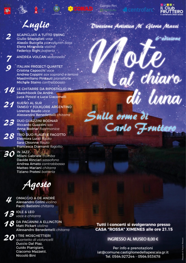 musica alla casa rossa a castiglione della pescaia