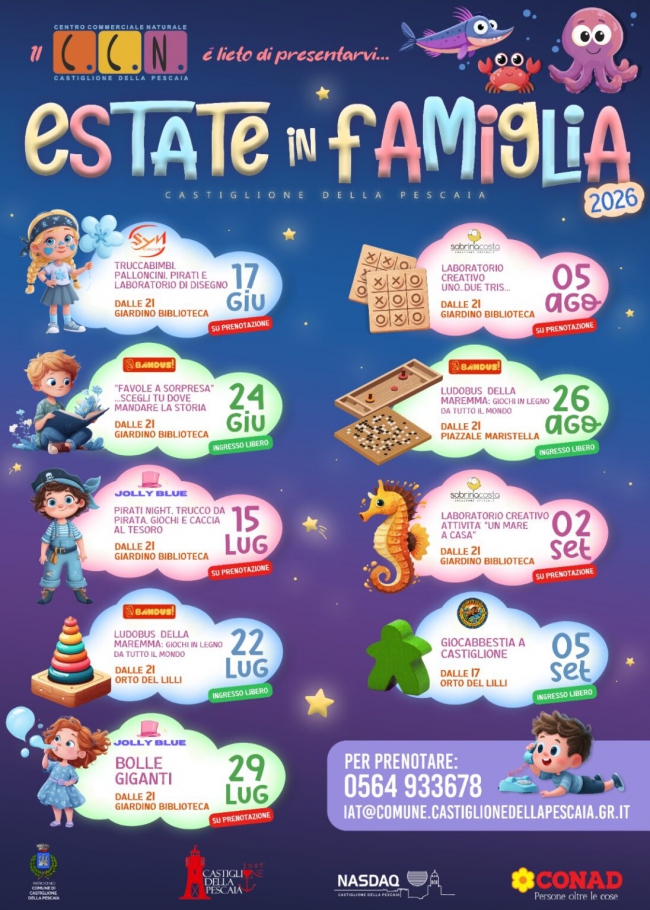 estate in famiglia a castiglione della pescaia