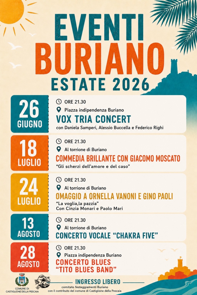 eventi a buriano