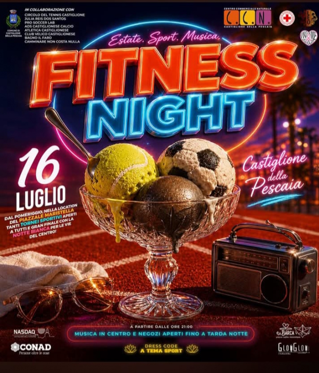 Fitness Night a Castiglione della Pescaia